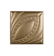 Мягкая стеновая панель из экокожи Petal 400х400 мм - Champagne