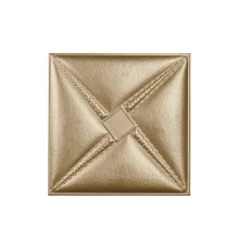 Мягкая стеновая панель из экокожи Stella - Champagne