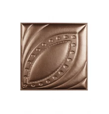 Мягкая стеновая панель из экокожи Petal 400х400 мм - Burbon