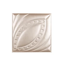 Мягкая стеновая панель из экокожи Petal 400х400 мм - Apricot