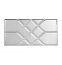 Мягкая стеновая панель Road 300х600 мм - Silver