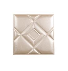 Мягкая стеновая панель из экокожи Luck - Apricot