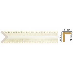 цветная лепнина угол 142-6