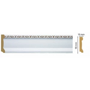 166-118Плинтус широкий с каб. каналом