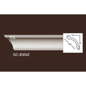 Карниз из полиуретана гладкий 83042