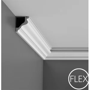 Гибкий потолочный плинтус C200F