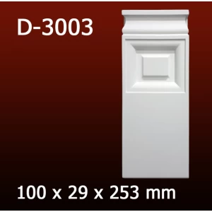 Дверной декор D3003(100*29*253) OptimalDecor