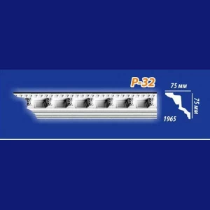 Плинтус потолочный Р32