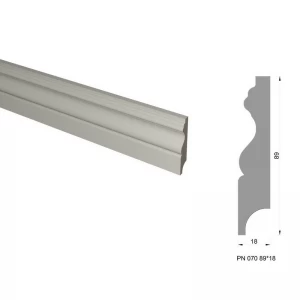 Плинтус напольный PN 070 из МДФ